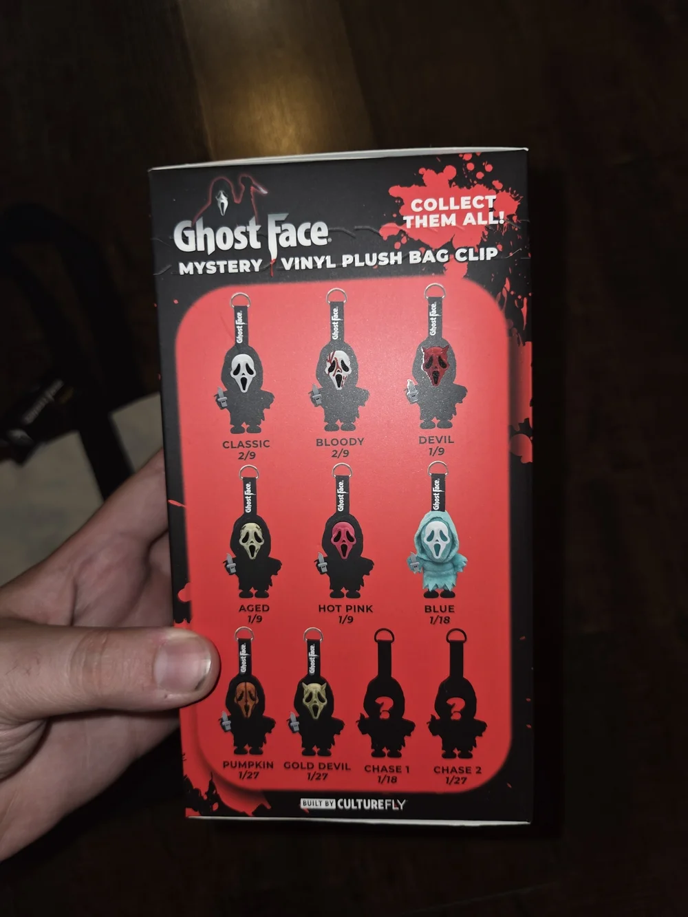 Ghostface vital tote and mystery blind box plush spirit halloween